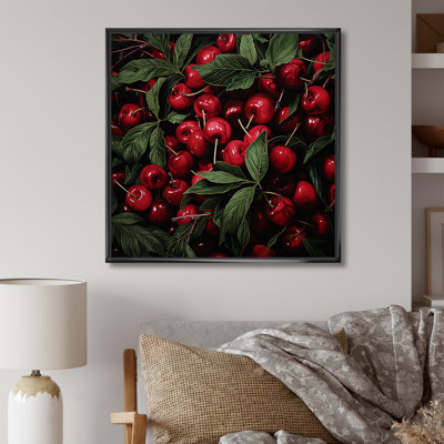 Red Cherry Tree Explosion 5 - Cherry Wall Art