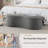51''W Tufted Teddy Curved Bench For Bedroom or Dinning room Living room,Compression Bench-841996393