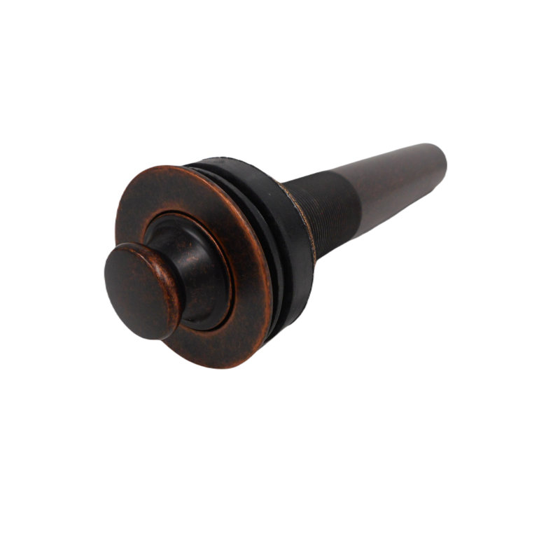 1.5" Lift & Turn Drain for Copper Bath Sink Non-Overflow