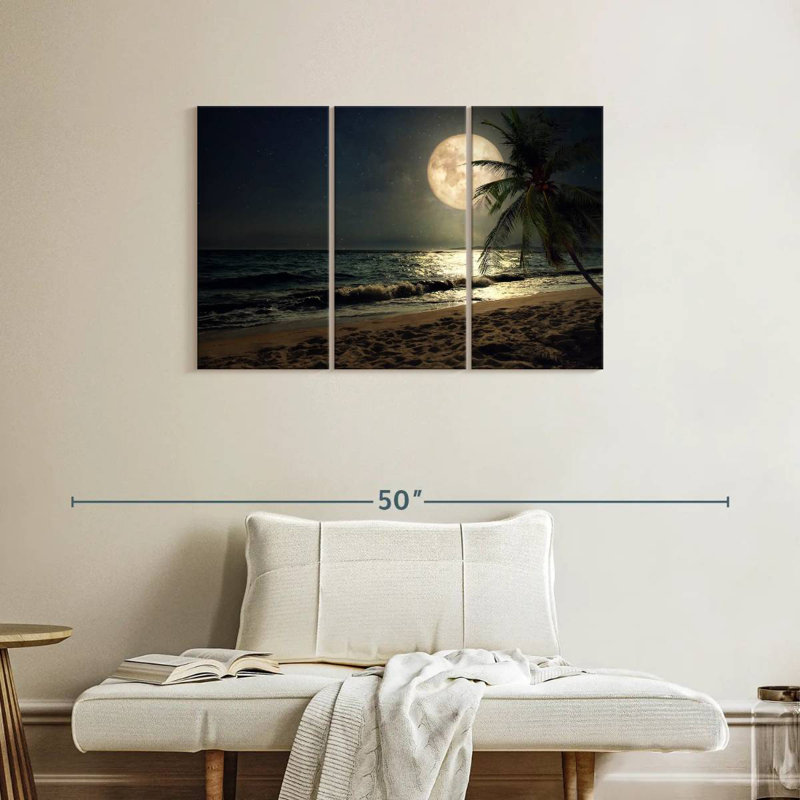 Gillard Moonlit Coast, H 28 po x l 45 po