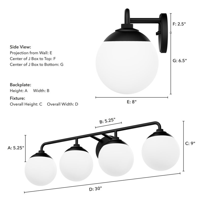Hepburn - Light Dimmable Vanity Light, 4
