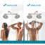 Pomme de douche double avec valve intégrée, conception de pomme de douche double à 8 réglages à haute pression-88499557