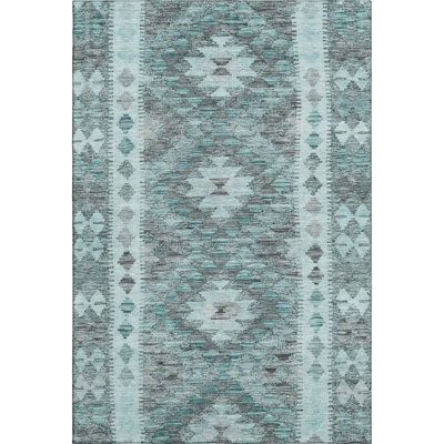 Premium Machine Washable Barry AMF1226 Global Rug
