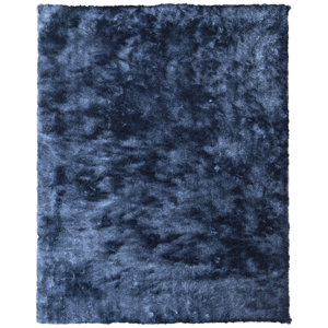 Freya Modern Solid, Blue/Black