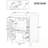 Bathroom Vanity with Sink, Two Drawers and  Adjustable Shelf-256442251