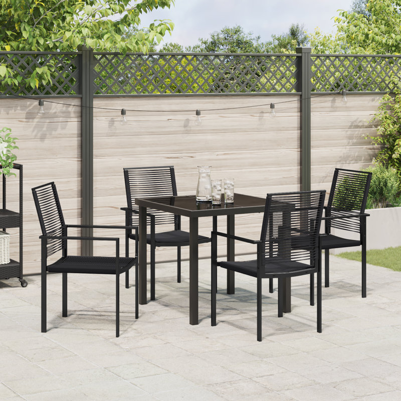 4 - Person Patio Dining Set with Rectangular Table