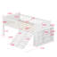 Structure de lit en bois peu encombrante avec tablette de rangement, glissoire et échelle, lit plateforme avec garde-corps, facile à assembler-187217301