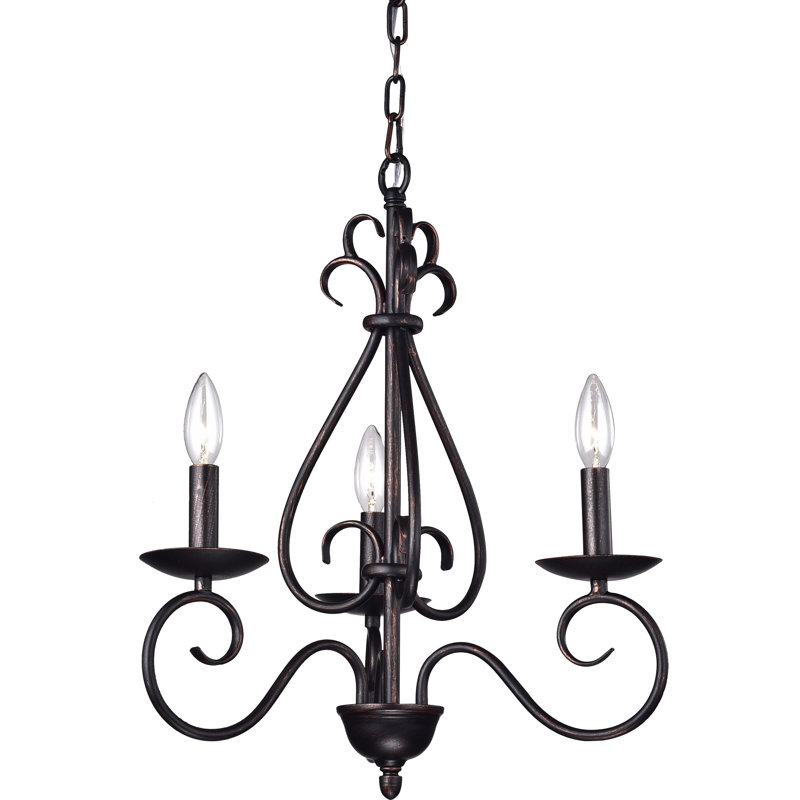 Style bougie classique/traditionnel 3 lumières lustre Jerome