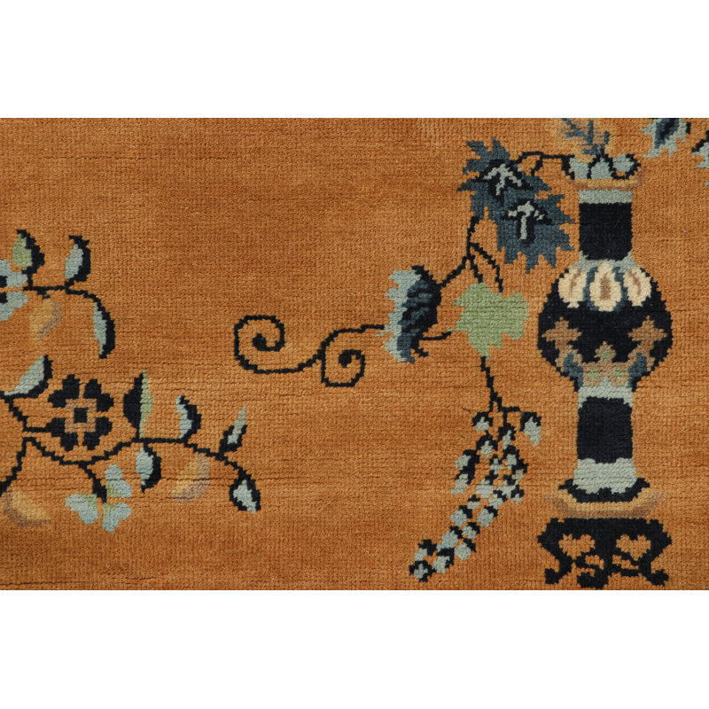 One-of-a-Kind 3'3x7'11 2010s Wool Area Rug
