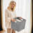 12" Collapsible Wicker Storage Baskets Storage Cubes Baskets Organizer Bins, 2 Pack-1107368305