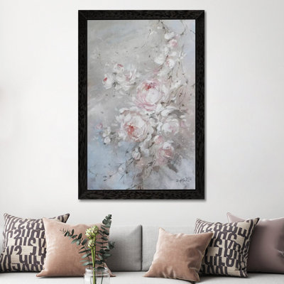 Blush Rose by Debi Coules - Painting on Canvas
