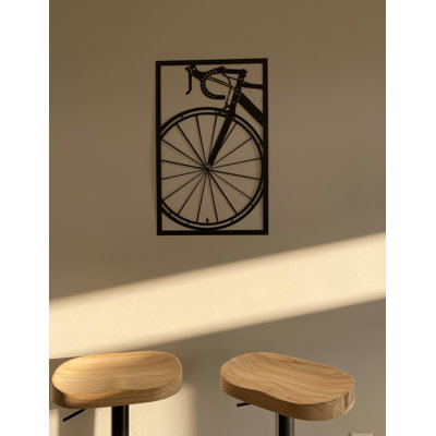 Décoration murale vélo découpé au laser