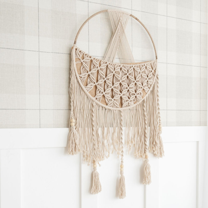 Macrame Boho Toy Storage