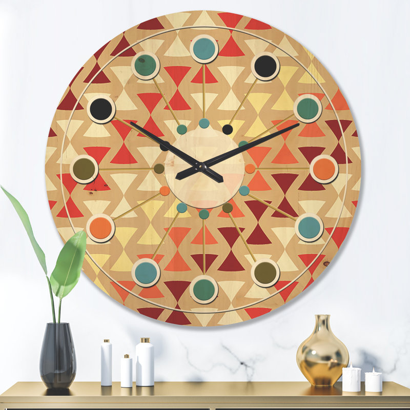Horloge murale Triangular Design, Grand