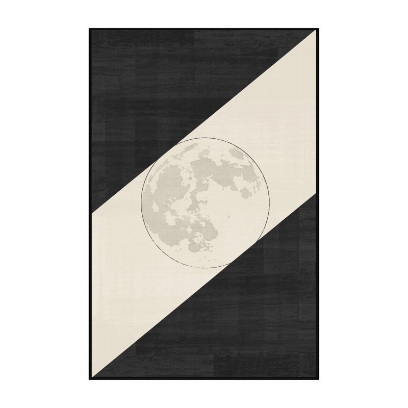 Tapis gris lavable à la machine Pavle, 8 x 12