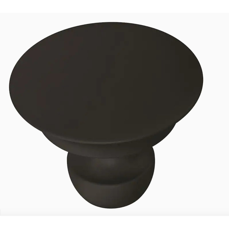(Paquet de 5) Bouton de colonne décontracté de 1-1 / 4 po Bayview, Dos plat