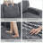 L-Shaped Sectional Sofa Bed with Pull-Out Bed & Storage, 5-Seat Sleeper Couch with USB Charging, Convertible Design for Living Room, Apartment, Corduroy Fabric,-1413803665