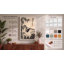 Cat Among Bamboo Japandi - Wrapped Canvas-1165127732-1165127729