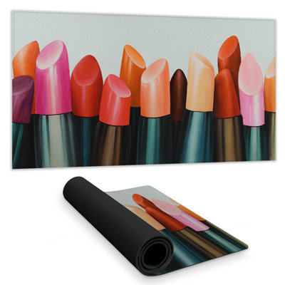 Lipstick addict - 15.75"x31.50" Desk mat