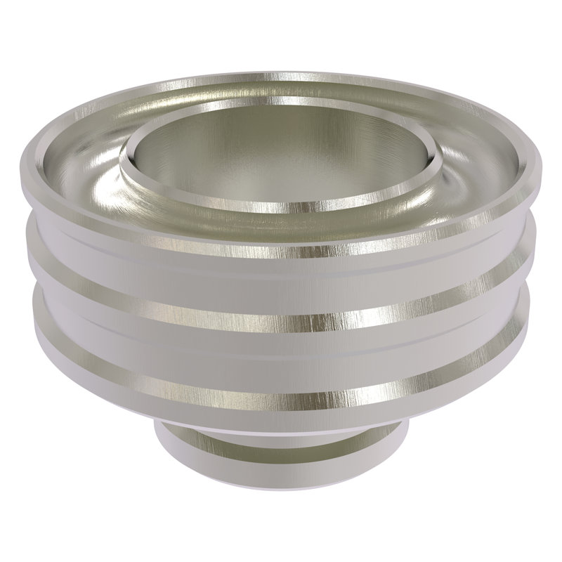 1.75'' H Brass Tabletop Tealight Holder, Satin Nickel