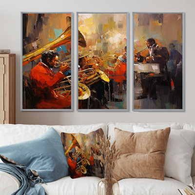 Ensemble d'art mural Orlane - Musicien