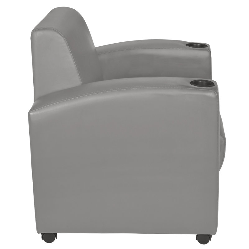 Fauteuil de réception l 31 po Nova, Gris