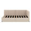 Lit de jour simple tapissier avec 2 tiroirs de rangement-2109996040