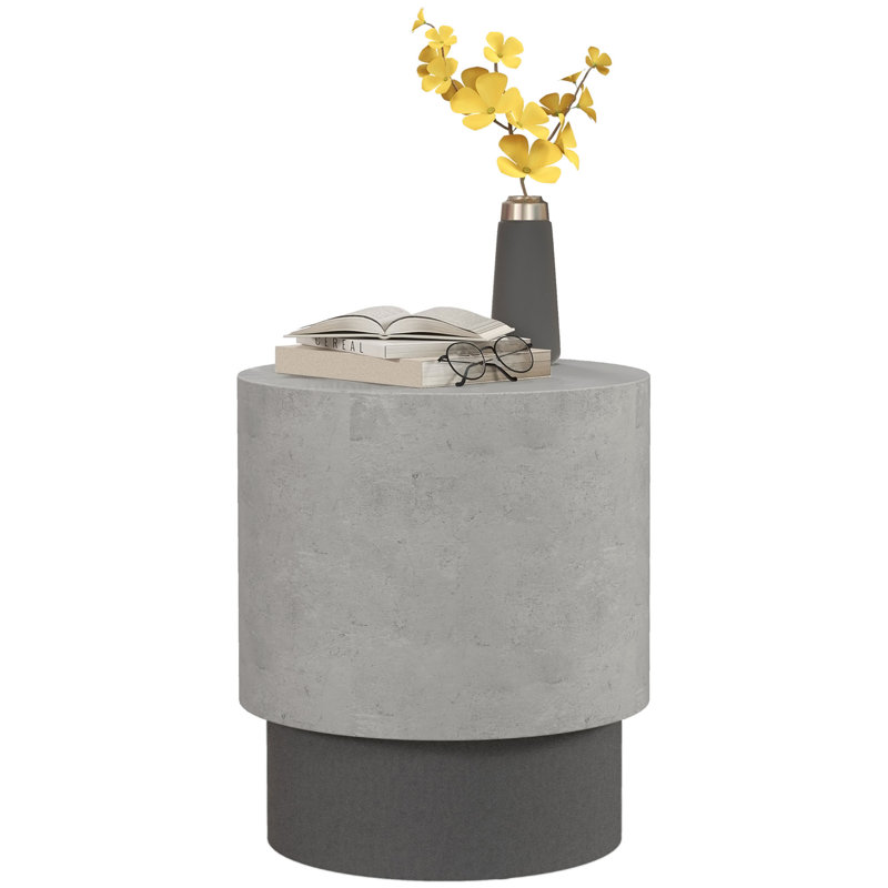 Concrete Finish End Table