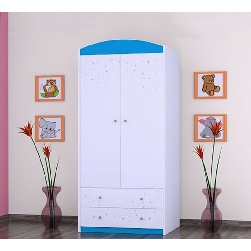 Gatlin 2 Door Wardrobe, Blue