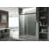 Stellar 48" W x 76" H Double Sliding Frameless Shower Door