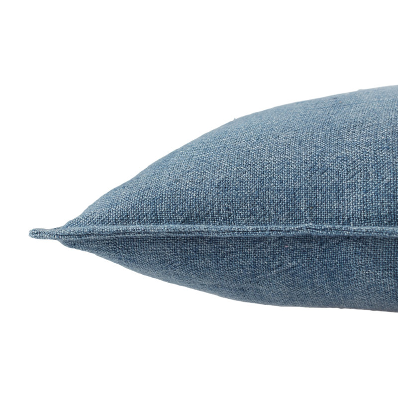 Coussin Burbank, Bleu, 20 po x 20 po, Housse de coussin seulement - sans coussin