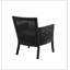 Fauteuil noir en polyester avec 4 pieds-1290226073