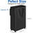 Slim Rolling Laundry Hamper With Lid And Wheels, Space-Saving Tall Dirty Clothes Basket With Handle For Small Spaces, Compact Design For Dorm, Bathroom And Bedroom-1197687818