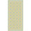 Calidoscopi Yellow Easy to Clean Kitchen Mat