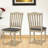 Tribeca Solid Wood and Gray Fabric Dining Chair, 38.86'' H X 18.60'' W X 20.96'' D