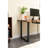  Live Edge Desk with U Shaped Legs and South American Walnut, with Keyboard Storage-854452115