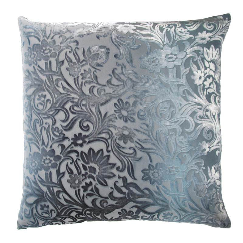Prospect Park Square Velvet Pillow Cover & Insert, 20" x 20", Dusk