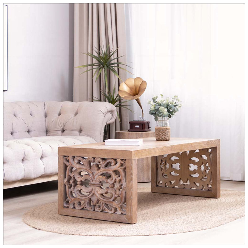 Table basse 47,2 po, Naturel