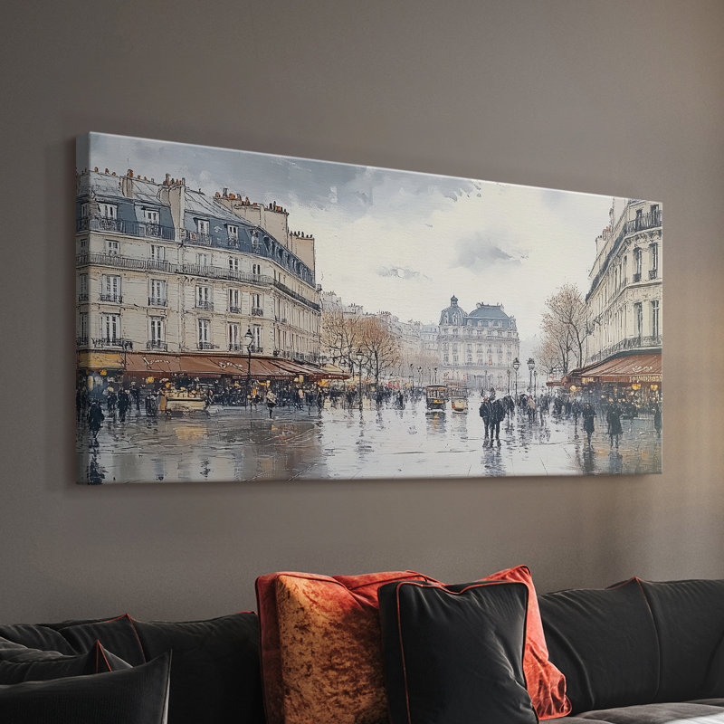 Série paysage - LIX - Toile tendue avec châssis - Prêt à accrocher, H 20 po x l 40 po