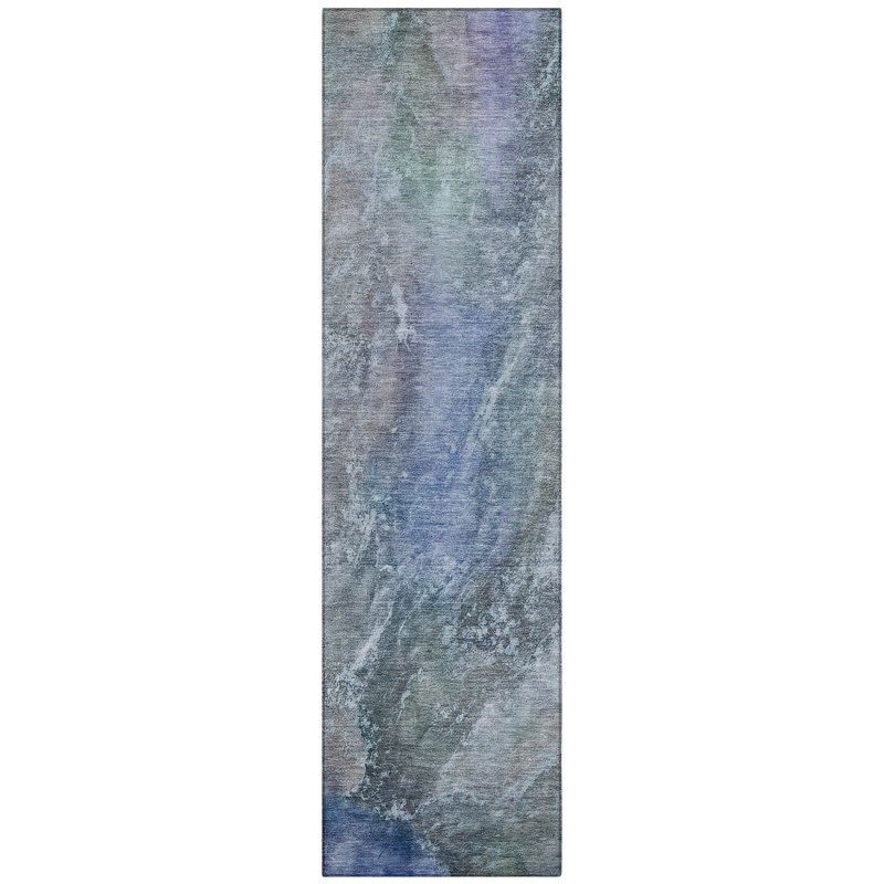 Machine Washable Indoor/Outdoor Mattis ACN2307 Abstract Rug, Runner 2'3" x 7'6"