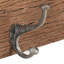 Mikell Solid Wood Wall 5 - Hook Wall Mounted Coat Rack