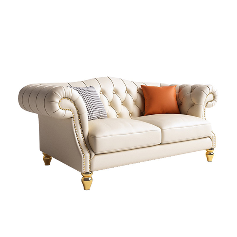 Canapé en cuir American Light Luxury