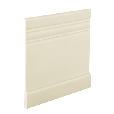 Rubber 720'' W x 5.25'' L Wall Base in Almond