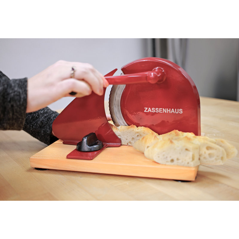Zassenhaus Classic Bread Slicer, Red