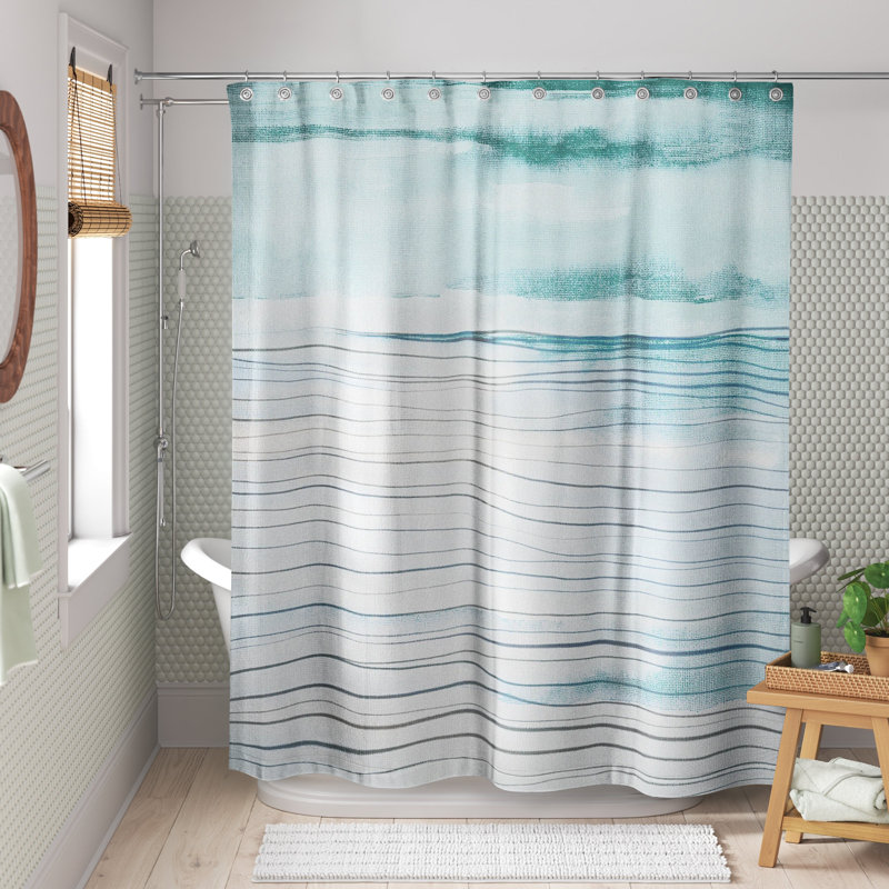 Rideau de douche simple Kempner