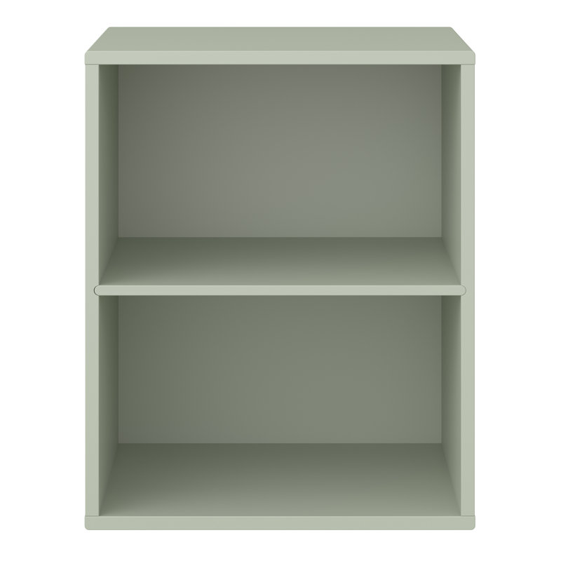 Keep 56 cm H x 45 cm W Standard Bookcase, Dusty Green