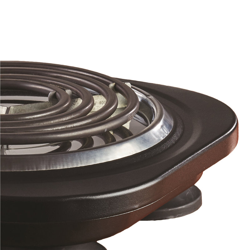 Brentwood 1000 Watt Electric Single Burner, Black