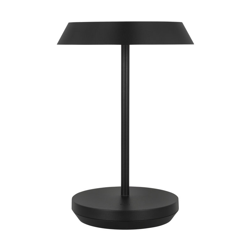 Tepa Short Accent Rechargeable Table Lamp, Black