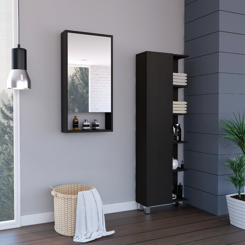 Gilletta Freestanding Bathroom Storage Furniture Set
