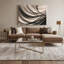 Toile horizontale rayée gris anthracite-1113666307